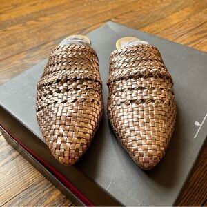 Sam Edelman Natalya Rose Gold Mules